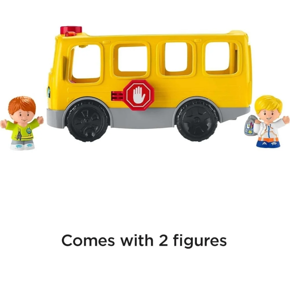 Fisher-Price Little People‎ Sit with Me Smiling Yellow School Bus with Figures